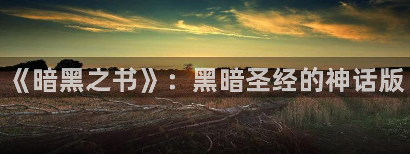 58动漫网的网址：《暗黑之书》：黑暗圣经的神话版